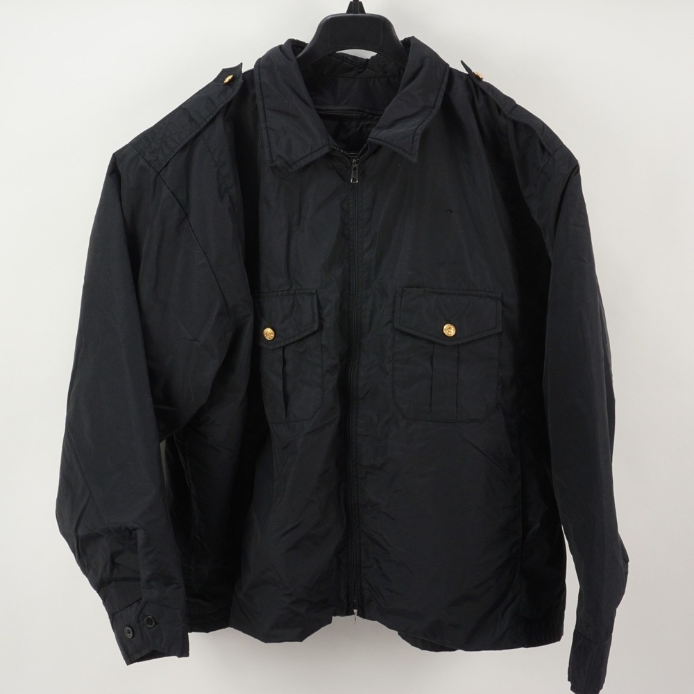 Vintage‎ Spiewak Military Jacket Men's 2XL Black Collared Lined Insulated Rain